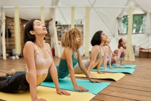 Yoga retreat community